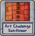 Art Challenge Sunflower icon (pre-trophy)
