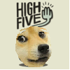 HIGH FIVE GHOST DOGE! TULO's WORDBUBBLE! DOGE! WOW!