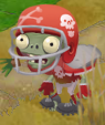 Football Zombie wearing a football helmet