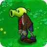 Peashooter Zombie: *uncloaks and attempts to eat the Peashooter*