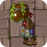 Barrelhead Zombie wearing a barrel