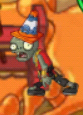 A shrunken Conehead Monk Zombie