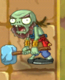 A glowing Hammer Zombie catching his breath