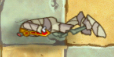 A Mummy Zombie after being defeated, lying on the ground