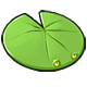 Full image of Lily Pad found in files, in the game, the sprites are separated in parts.