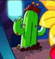 Cactus in the first comic strip of KO at the OK Arcade (note that it resembles its Plants vs. Zombies 2 appearance)