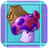 Spore-shroom (paper bag with drawn-on face)