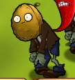 A Wall-nut Zombie in the seed selection screen