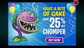 An advertisement for Chomper