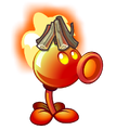 HD Fire Peashooter with costume