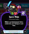 Space Ninja with his old ability.