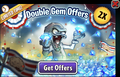 Dr. Zomboss in an advertisement for Double Gem Offers (Summer)