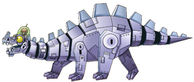 Zombot Dinotronic Mechasaur's full body, which is claimed to have been created by EA as a reference for this toy[4]