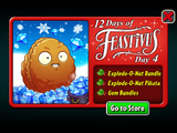 Explode-O-Nut with Gem Bundles in an advertisement for the 4th day of Feastivus 2020
