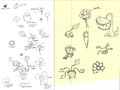 Concept art for various plants, most of which made it to the final game.[1]