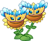 Twin Sunflower (feathery shades)