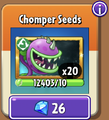 Chomper's seeds in the store (9.9.2, Special)