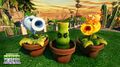 The three new Spawnable Plants introduced in the Zomboss Down DLC: Ice Peashooter, Bamboo Shoot, and Fire Peashooter