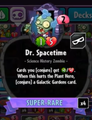 Dr. Spacetime with his first set of abilities.