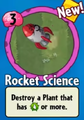 The player receiving Rocket Science from a Basic Pack before update 1.2.11