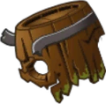 Barrelhead Zombie's barrel's first degrade