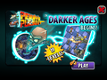 An advertisment for the Darker Ages event (note the unused zombie with a part of a castle on his head)