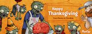 Mom Zombie together with Cooking Zombie and Buckle Conehead Zombie on a banner from the Plants vs. Zombies Facebook page