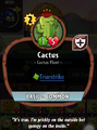 Cactus' statistics before update 1.2.11