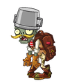 HD Buckethead Adventurer Zombie