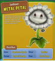 Metal Petal's stickerbook page