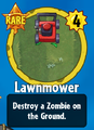 The player receiving Lawnmower from a Premium Pack