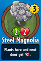 The player receiving Steel Magnolia from a Premium Pack
