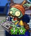 Kitchen Sink Zombie with a star icon on both his strength and health