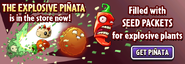 Explode-O-Nut in an advertisement for the Explosive Piñata in the main menu screen