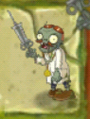 A shrunken Lost Doctor Zombie