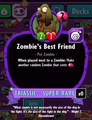 Zombie's Best Friend's statistics