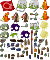 Food Fight Zombie Textures