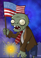 Independence Day Flag Zombie