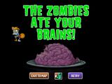 A Prospector Zombie (with his ready-to-detonate dynamite) ate the player's brains