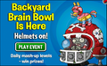 An ad for Brain Bowl Party.