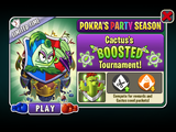 Cactus in an advertisement for Cactus' Boosted Tournament in Arena (Pokra Party Season)