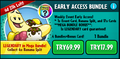 Banana Split on the advertisement for the Early Access Bundle