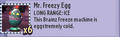 Mr. Freezy Egg's stickerbook description