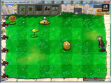 Another early gameplay screenshot. Note the larger sized Potato Mine.