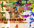 Plant Food effect scares the dinosaurs in the Dinosaur Stampede surprise attack (stage 1)