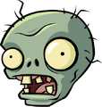 Zombie's head as a sticker in Plants vs. Zombies Stickers