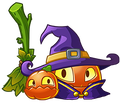 HD Pumpkin Witch's costume