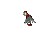 All the animations for the Dolphin Rider Zombie