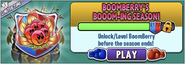 BoomBerry in an advertisement for BoomBerry's Booom-ing Season
