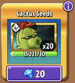 Cactus' seeds in the store (Gold, 9.7.1)